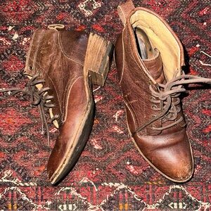 Frye leather booties